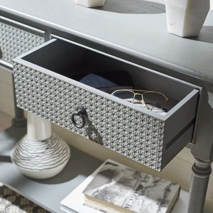 Safavieh Haines 2Drw Console Table CNS5727B