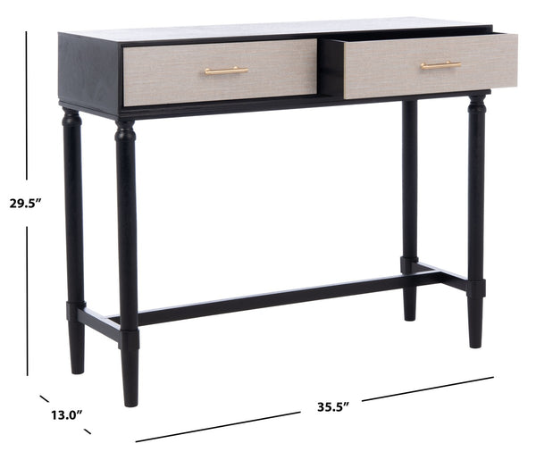 Safavieh Estella 2Drw Console Table CNS5731B