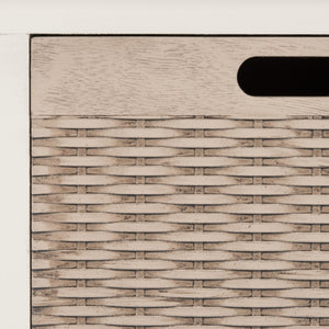 Landers 2 Door Console with Removable Baskets - Stylish Storage Solution for Entryway or Living Room