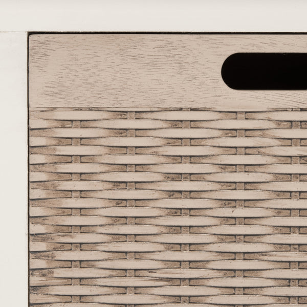 Landers 2 Door Console with Removable Baskets - Stylish Storage Solution for Entryway or Living Room