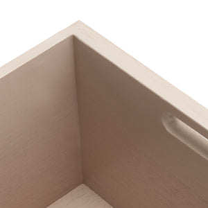 Landers 2 Door Console with Removable Baskets - Stylish Storage Solution for Entryway or Living Room