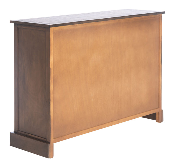 Landers 2 Door Console with Removable Baskets - Stylish Storage Solution for Entryway or Living Room