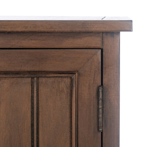 Landers 2 Door Console with Removable Baskets - Stylish Storage Solution for Entryway or Living Room