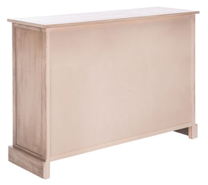 Landers 2 Door Console with Removable Baskets - Stylish Storage Solution for Entryway or Living Room