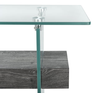 Kayley Console Table - Elegant Modern Design with Chic Geometric Lines Perfect for Any Space