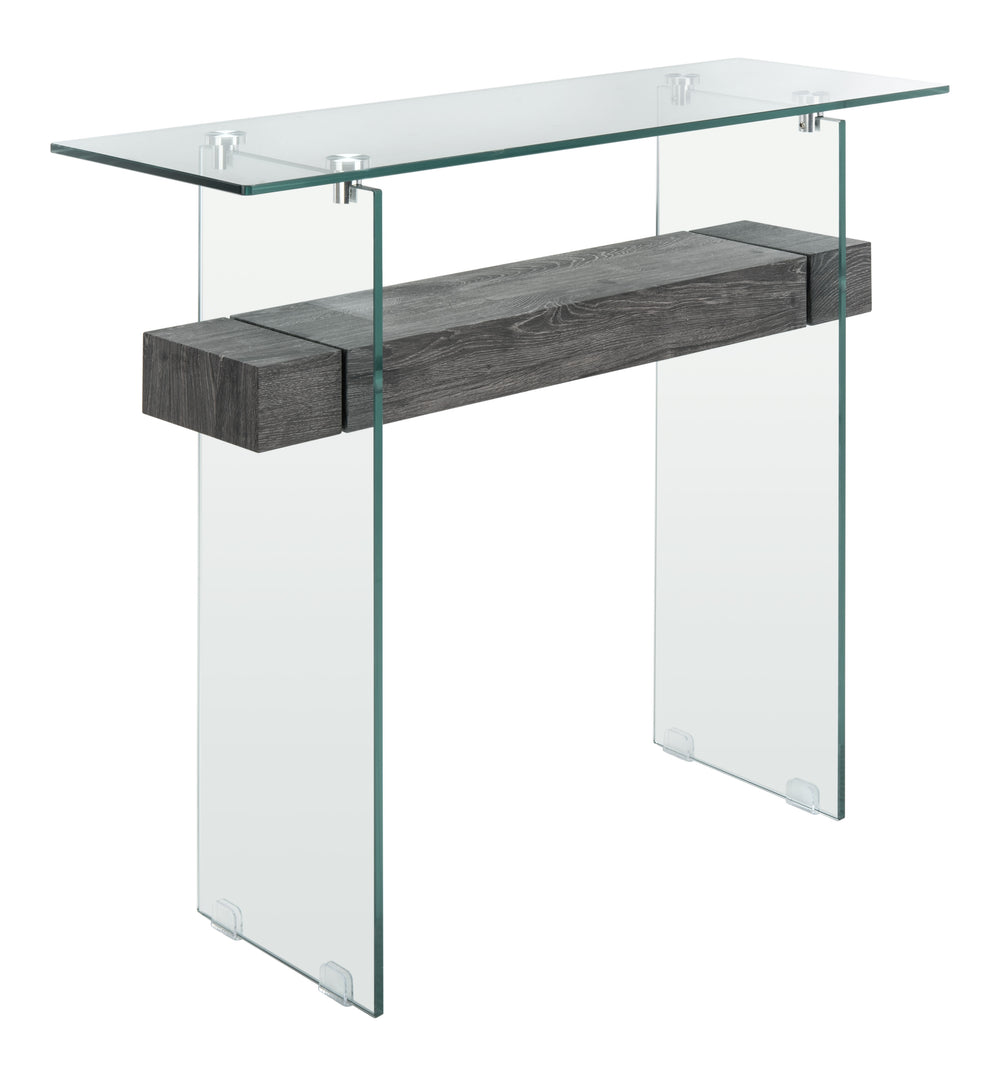 Kayley Console Table - Elegant Modern Design with Chic Geometric Lines Perfect for Any Space