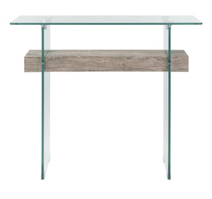 Kayley Console Table - Elegant Modern Design with Chic Geometric Lines Perfect for Any Space