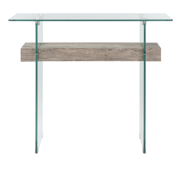 Kayley Console Table - Elegant Modern Design with Chic Geometric Lines Perfect for Any Space