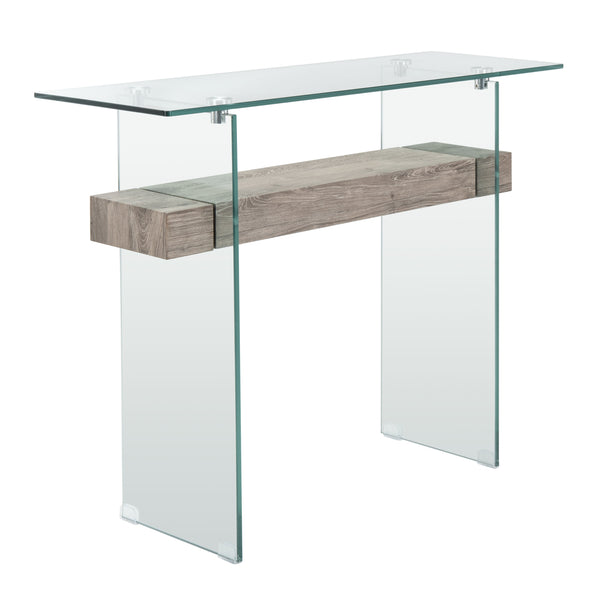 Kayley Console Table - Elegant Modern Design with Chic Geometric Lines Perfect for Any Space