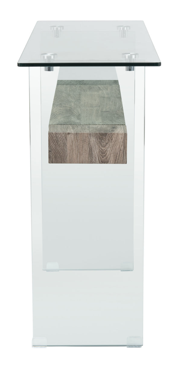 Kayley Console Table - Elegant Modern Design with Chic Geometric Lines Perfect for Any Space