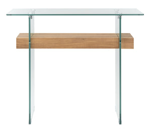 Kayley Console Table - Elegant Modern Design with Chic Geometric Lines Perfect for Any Space