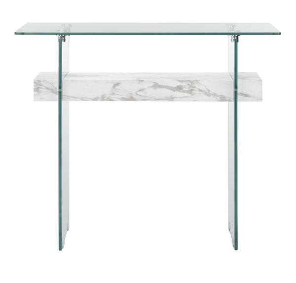 Kayley Console Table - Elegant Modern Design with Chic Geometric Lines Perfect for Any Space