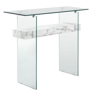 Kayley Console Table - Elegant Modern Design with Chic Geometric Lines Perfect for Any Space