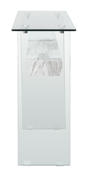 Kayley Console Table - Elegant Modern Design with Chic Geometric Lines Perfect for Any Space