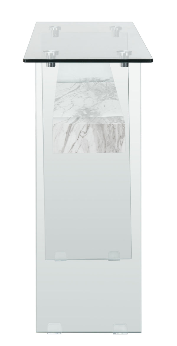 Kayley Console Table - Elegant Modern Design with Chic Geometric Lines Perfect for Any Space