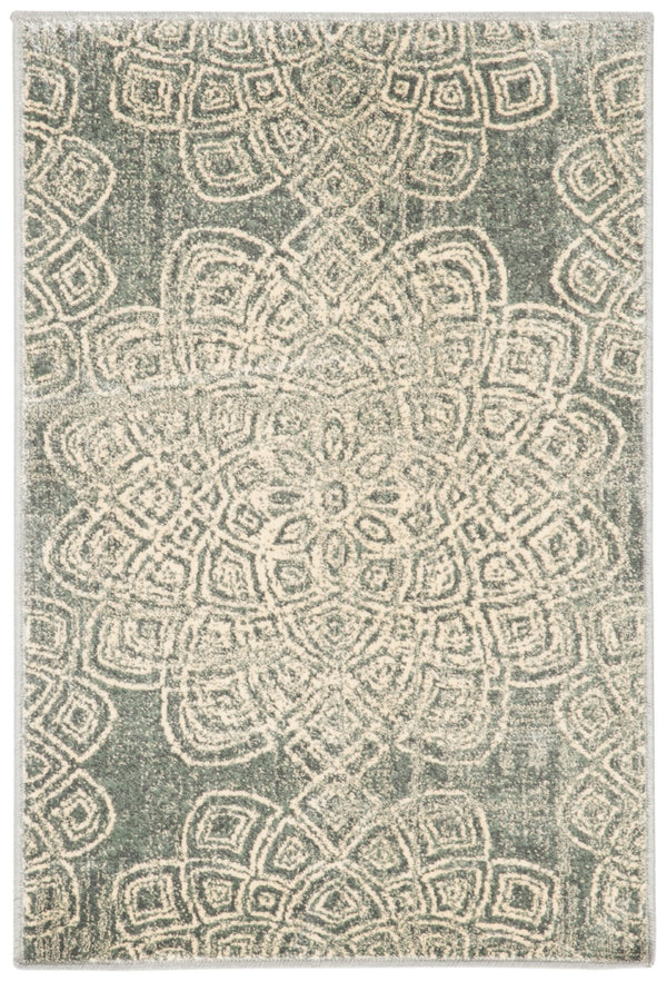 Safavieh Constellation Vintage 751 Power Loomed 67.7% Viscose/20.6% Polyester/11.8% Cotton Rug CNV751-2770-2