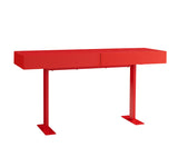 Liam Console, High Gloss Red, 2 Drawers