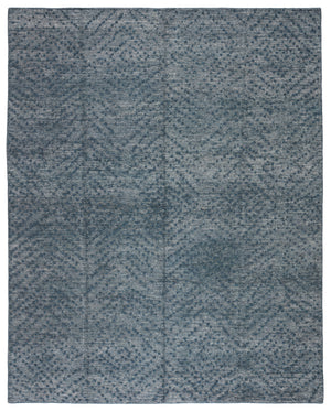 Jaipur Living Teyla Handmade Dotted Blue/ Gray Area Rug (9'X12')