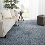 Jaipur Living Teyla Handmade Dotted Blue/ Gray Area Rug (9'X12')