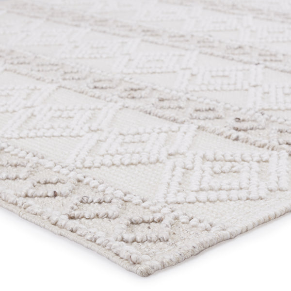 Jaipur Living Adelie Indoor/ Outdoor Trellis White/ Light Gray Area Rug (10'X14')