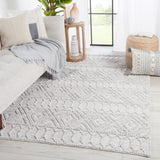 Jaipur Living Cosette Collection COE02 Ismene 100% PET Yarn Handmade Contemporary Trellis Rug RUG150117