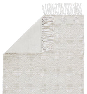 Jaipur Living Esma Indoor/ Outdoor Geometric White/ Ivory Area Rug (9'X12')