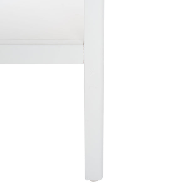 Miya Coffee Table: Stylish Rattan Mesh Design with Open Shelves for a Cozy Living Room Centerpiece