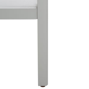 Miya Coffee Table: Stylish Rattan Mesh Design with Open Shelves for a Cozy Living Room Centerpiece