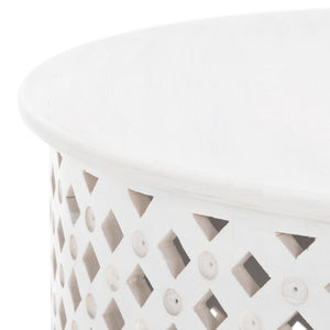 Safavieh Kyrith Round Coffee Table White Wash  COF5301B