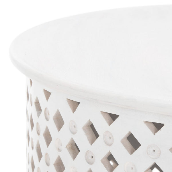 Safavieh Kyrith Round Coffee Table White Wash  COF5301B