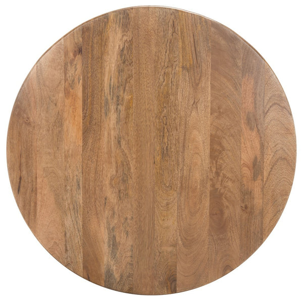 Safavieh Kyrith Round Coffee Table Burnt Natural COF5301C