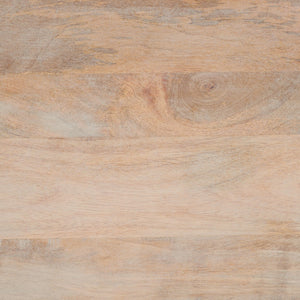 Squall Square 1 Shelf Coffee Table - Airy Architectural Design with Fretwork Carving for Your Home