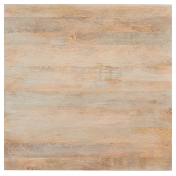 Squall Square 1 Shelf Coffee Table - Airy Architectural Design with Fretwork Carving for Your Home