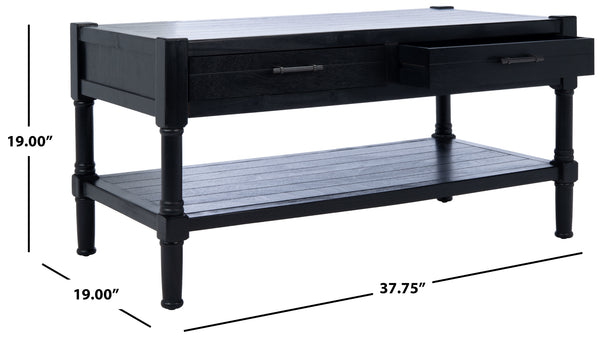 Safavieh Filbert 2 Drawer Coffee Table COF5703B