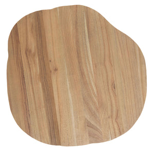 Dale Contemporary Free Edge Coffee Table - Weathered Oak with Dark Steel Legs for Modern Style