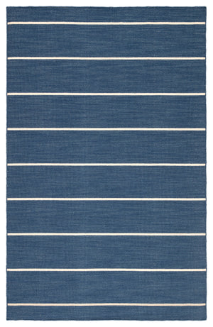 Jaipur Living Cape Cod Handmade Stripe Blue/ Cream Area Rug (10'X14')