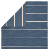 Jaipur Living Cape Cod Handmade Stripe Blue/ Cream Area Rug (10'X14')