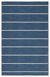 Jaipur Living Cape Cod Handmade Stripe Blue/ Cream Area Rug (10'X14')