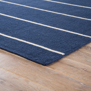 Jaipur Living Coastal Shores Collection COH19 Cape Cod 100% Wool Handmade Nautical Stripes Rug RUG139676