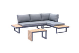 Charles 3 Pieces Collection, Table: 1Pc Table Can Be Used Two Style Size 1: W28" D16" H16" Size ...