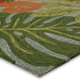 Jaipur Living Coastal Lagoon Collection COL20 Luau 100% Polypropylene Handmade Tropical Floral Rug RUG122490