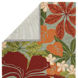 Jaipur Living Coastal Lagoon Collection COL20 Luau 100% Polypropylene Handmade Tropical Floral Rug RUG122490