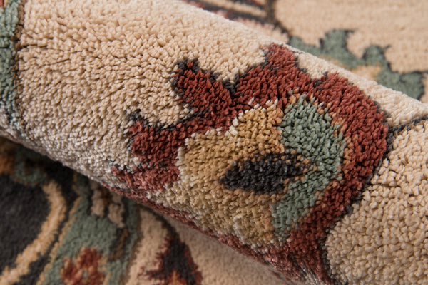 Momeni Colorado CLD-2 Machine Made Traditional Oriental Indoor Area Rug Beige 8'6" x 11'6" COLORCLD-2BGE86B6