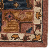 Jaipur Living Cardamom Collection COM06 Cressida 100% Wool Handmade Updated Traditional Medallion Rug RUG147131