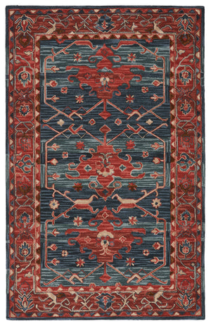 Jaipur Living Cardamom Collection COM07 Cinnabar 100% Wool Handmade Updated Traditional Medallion Rug RUG147087