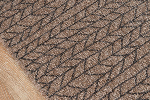 Momeni Como COM-2 Machine Made Contemporary Geometric, Striped Indoor/Outdoor Area Rug Tan 9'10" x 13'2" COMO0COM-2TAN9AD2