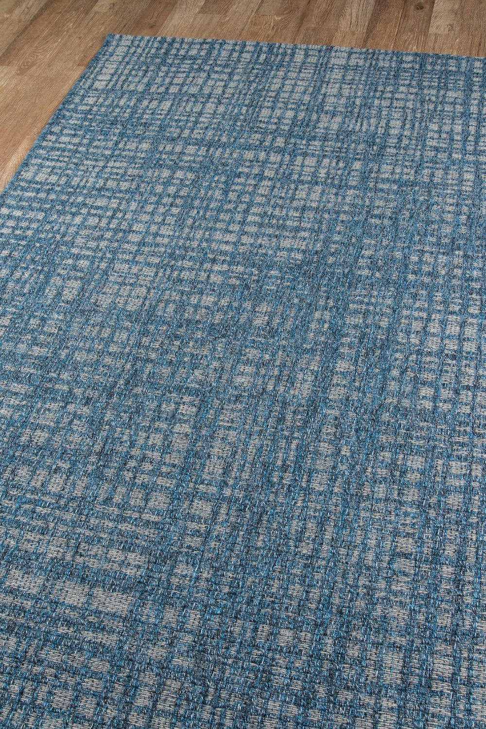 Momeni Como COM-6 Machine Made Contemporary Geometric Indoor/Outdoor Area Rug Blue 9'10" x 13'2" COMO0COM-6BLU9AD2
