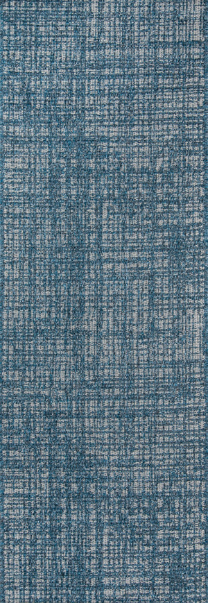 Momeni Como COM-6 Machine Made Contemporary Geometric Indoor/Outdoor Area Rug Blue 9'10" x 13'2" COMO0COM-6BLU9AD2