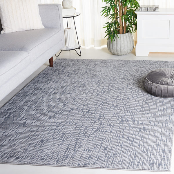 Safavieh Continental 106 Power Loomed Solid & Tonal Rug Dark Grey / Light Grey 9' x 12'