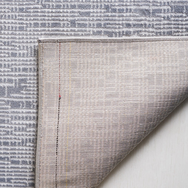 Safavieh Continental 106 Power Loomed Solid & Tonal Rug Dark Grey / Light Grey 9' x 12'